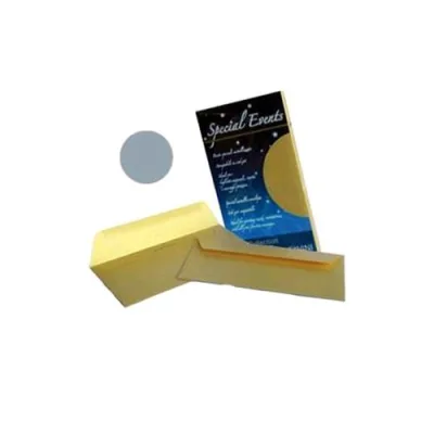 Cartotecnica Favini Special Events 10 Buste 120 g 110X220 mm Colore Argento
