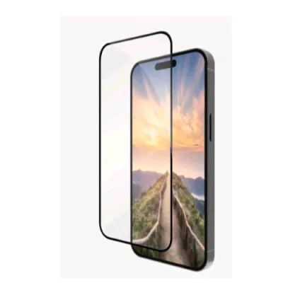 DBRAMANTE 1928 Apple iPHONE 16 Pro Proteggi Schermo in Vetro Temperato con Bordatura Nera