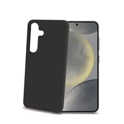 Celly Galaxy S25 5G Custodia in Tpu Finitura Soft Touch Nero