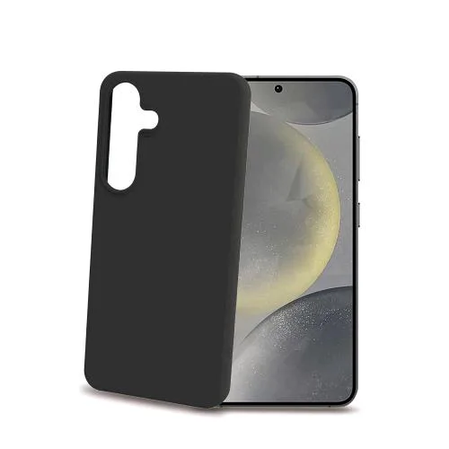 Celly Galaxy S25 5G Custodia in Tpu Finitura Soft Touch Nero