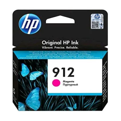 HP 912 3YL78AE Cartucca Originale Magenta 315 Pagine Compatibile con Stampanti a Getto di Inchiostro Officejet Pro Serie 8010 e 8020