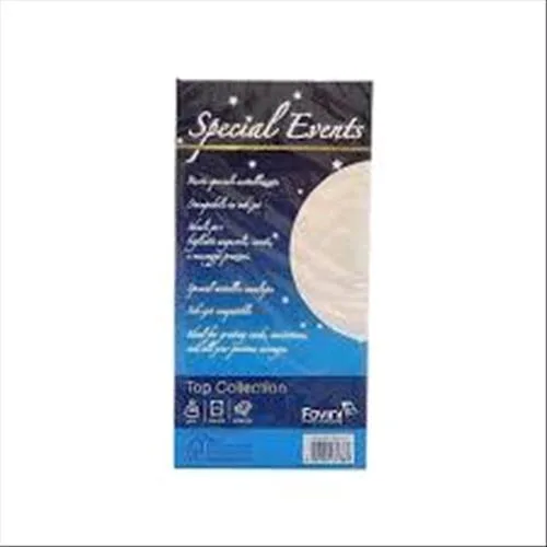 Cartotecnica Favini Special Events 10 Buste 120 g 11X22 Colore Bianco Perlato