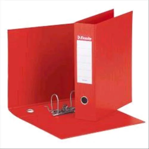 Esselte Eurofile G53 Registratore Formato Commerciale 230X300X80 mm Col. Rosso Conf 6 Pz.