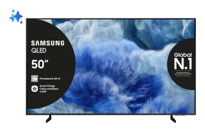 TV 50 SAM 4K UHD QLED TV SMART LAN DVT2 DVBS2 HDR10 ITALIA QLED