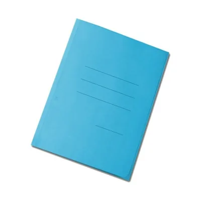 Blasetti Rubino Cartella a 3 Lembi in Cartoncino 250X335MM A4 Col. Azzuro Conf 50 Pz.