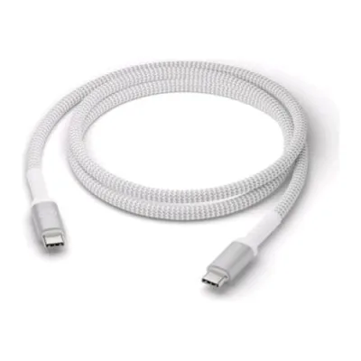DBRAMANTE 1928 Cavo Intrecciato USB-C Maschio-Maschio Ricarica fino 100 W 1.2 m Bianco