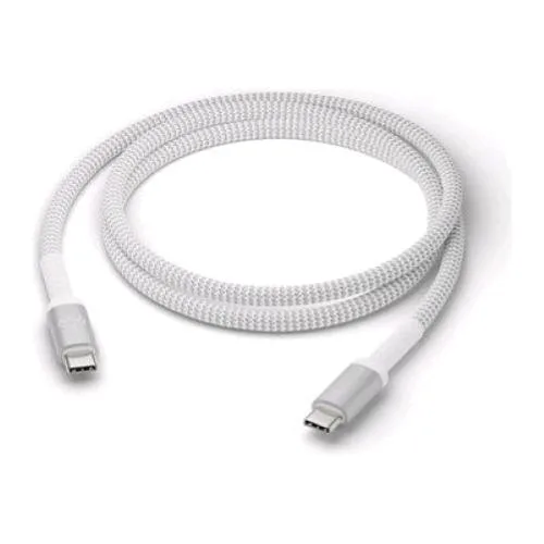 DBRAMANTE 1928 Cavo Intrecciato USB-C Maschio-Maschio Ricarica fino 100 W 1.2 m Bianco