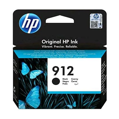 HP 912 3YL80AE Cartuccia Originale Nero 300 Pagine Compatibile con Stampanti a Getto di Inchiostro Officejet Pro Serie 8010 e 8020