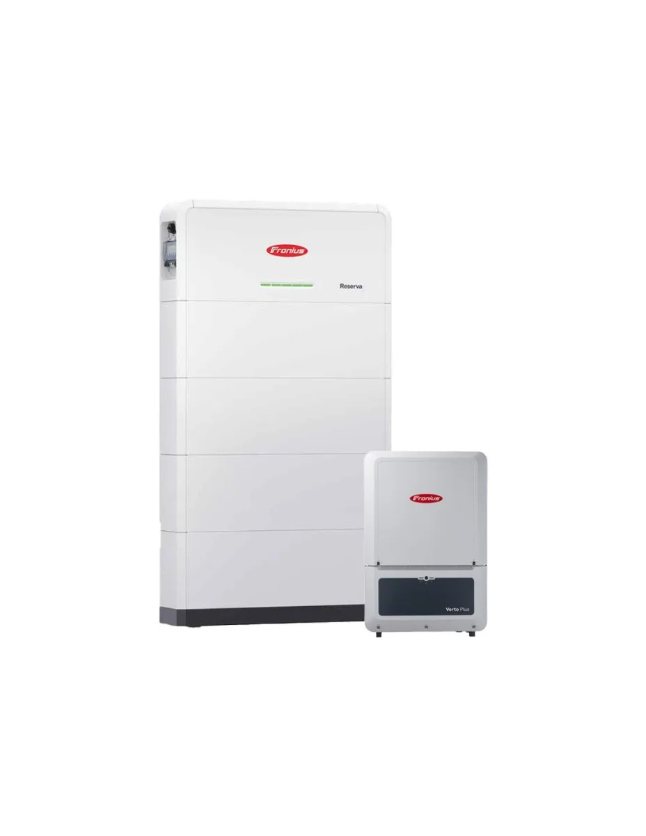 Sistema di accumulo trifase inverter 20kW Verto Plus batteria litio 6.3kWh Fronius Reserva