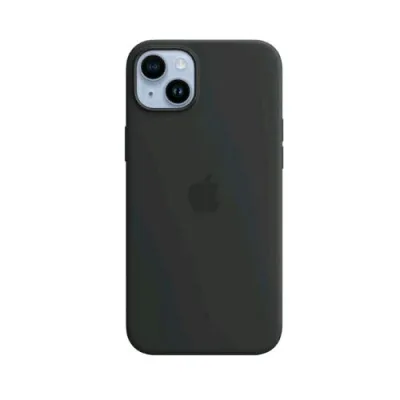 Apple iPHONE 14 Plus Cover con Magsafe in Silicone Mezzanotte