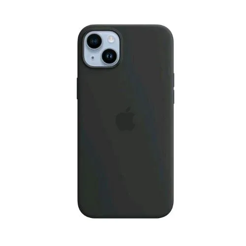 Apple iPHONE 14 Plus Cover con Magsafe in Silicone Mezzanotte