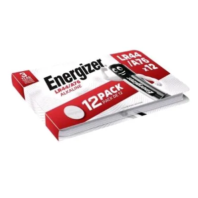Energizer LR44/ A76 Batterie a Bottone Alkaline 1.5 V Conf 12 Pz.