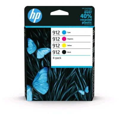 HP 912 Combo Pack 4 Cartucce Nero Giallo Ciano Magenta