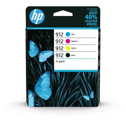 HP 912 Combo Pack 4 Cartucce Nero Giallo Ciano Magenta