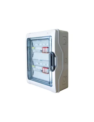 Quadro di campo DC 2 stringhe Indipendenti 1000VDC con bobina di sgancio