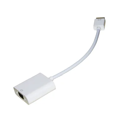 Nilox LKADAT10B Adattatore da HDMI Tipo a Maschio a VGA Femmina con Audio Jack 3.5mm Bianco