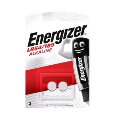 Energizer LR54/189 Batterie a Bottone Alkaline Conf 2 Pz.