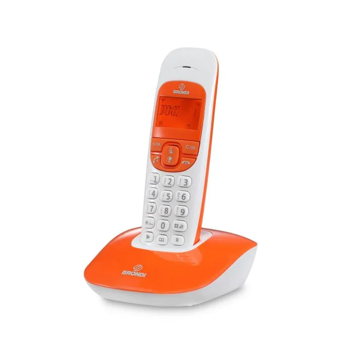 Brondi Nice Cordless DECT Gap Bianco Arancione