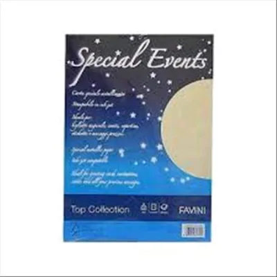 Cartotecnica Favini Special Events 20 Fogli 120 g A4 Colore Crema