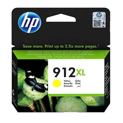 HP 912XL 3YL83AE Cartuccia Originale Yellow 825 Pagine Compatibile con Stampanti a Getto di Inchiostro Officejet Pro Serie 8010 e 8020