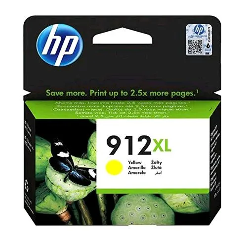 HP 912XL 3YL83AE Cartuccia Originale Yellow 825 Pagine Compatibile con Stampanti a Getto di Inchiostro Officejet Pro Serie 8010 e 8020