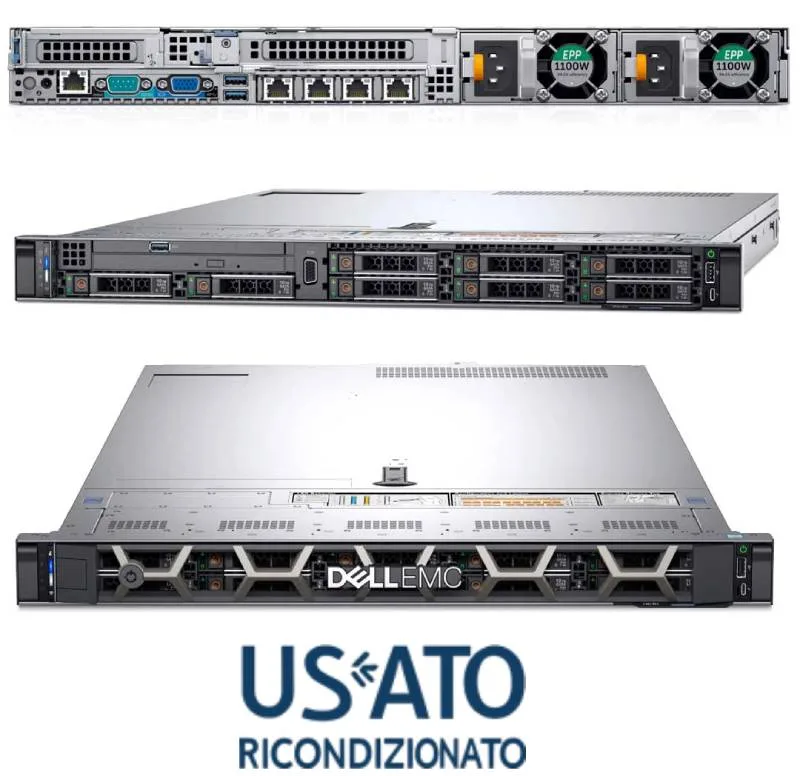 SERVER REF DELL R640 2X GOLD 6138 2X960GB SSD ENT. 64GB H730 M. 8SFF
