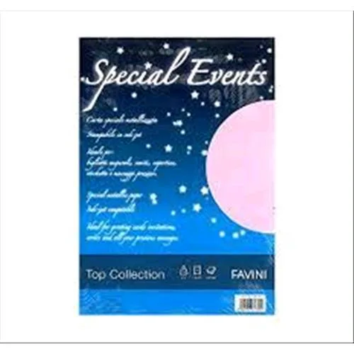 Cartotecnica Favini Special Events 20 Fogli 120 g A4 Colore Rosa
