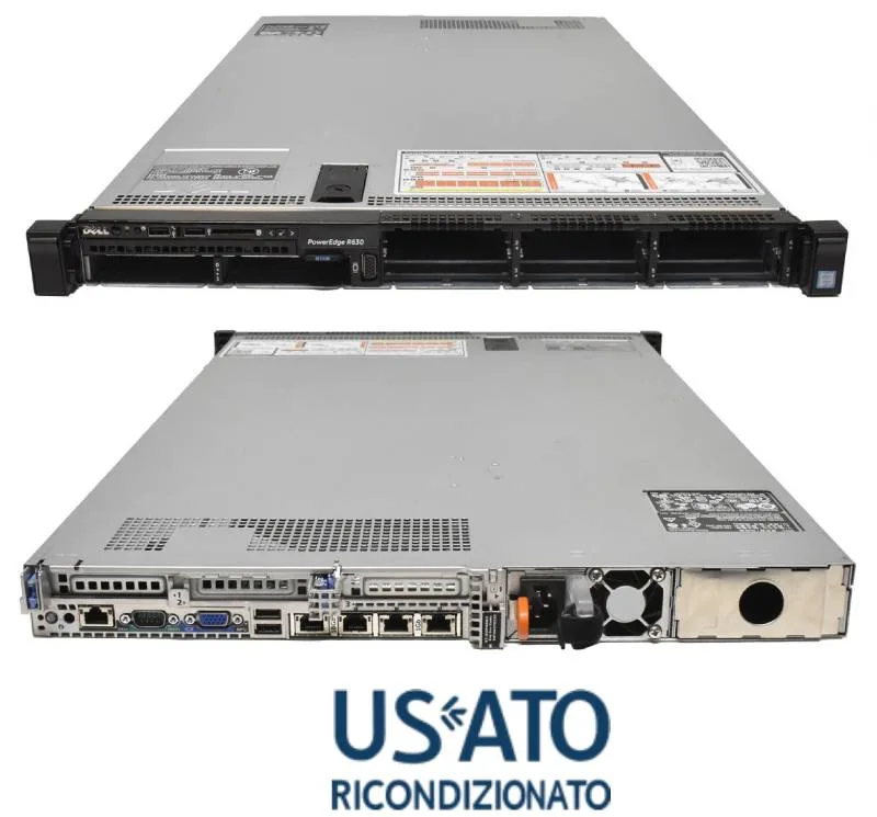 SERVER REF DELL R630 2XE5-2697 64GB 2X1,2TB SAS H330 2XPSU 8SFF V4