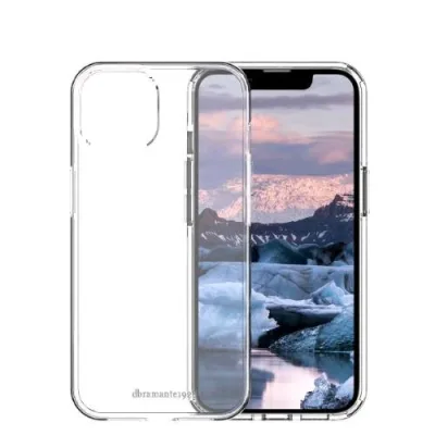 DBRAMANTE 1928 Iceland Pro Apple iPHONE 14 Cover Protettiva Antiurto Compatibile con Ricarica Wireless Trasparente