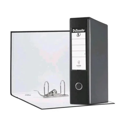 Esselte Eurofile G55 Registratore Formato Protocollo 230X330X80 mm Col. Nero Conf 6 Pz.