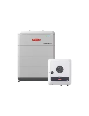Sistema di accumulo monofase inverter 6kW Primo GEN24 batteria litio 12kWh Fronius Reserva Pro
