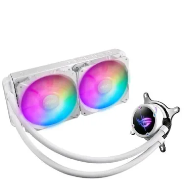 ASUS Rog Strix LC II 240 ARGB Radiator White Edition 2 Ventole 120mm Aura Lga 1700-1200-1150-AM4