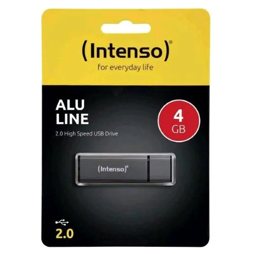 Intenso Alu Line Chiavetta 4GB USB-A 2.0 in Alluminio Antracite