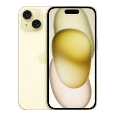 Apple iPHONE 15 256GB Yellow Ricondizionato Grado A con Caricabatterie e Cavo 1 Anno di Garanzia