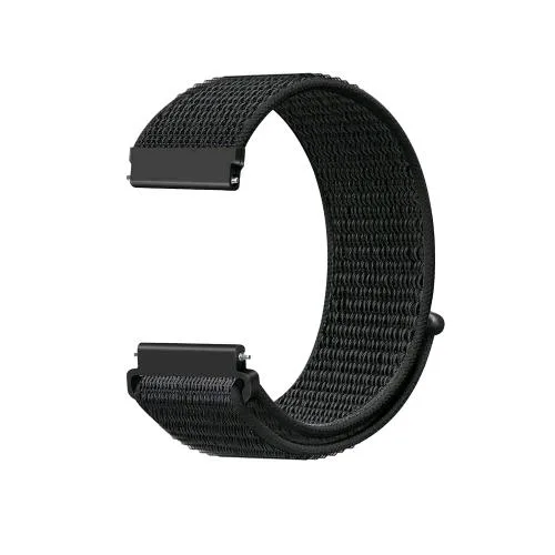 Celly Watchband Universal Cinturino Sportivo Universale per Tutti gli Smartwatch (No Apple Watch) 20mm Chiusura in Velcro Nero