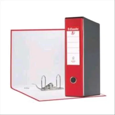 Esselte Eurofile G55 Registratore Formato Protocollo 230X330X80 mm Col. Rosso Conf 6 Pz.