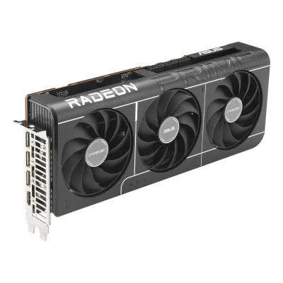 ASUS Prime -RX9070XT-O16G AMD Radeon RX 9070 XT 16 GB GDDR6 Triple Fan PCI Express 5.0 -1 x HDMI 3 x Displayport
