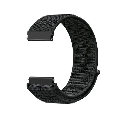 Celly Watchband Universal Cinturino Sportivo Universale per Tutti gli Smartwatch (No Apple Watch) 22mm Chiusura in Velcro Nero