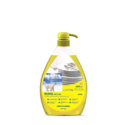 Sanitec Neopol Detersivo per Piatti Gel Agrumi Flacone da 1000ml Conf 6 Pz.
