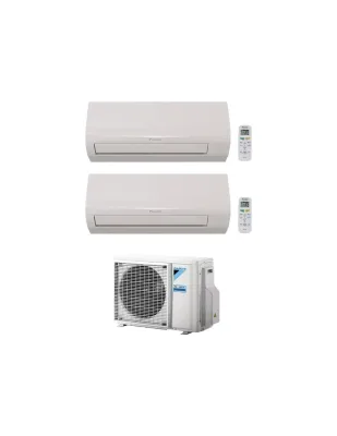 Condizionatore dualsplit Daikin Sensira Wi-Fi 9000 + 9000 BTU unità esterna 4kW inverter R32 A++/A+