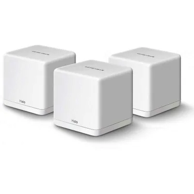 Mercusys Halo H30G(3-Pack) Halo Sistema Mesh Wi-Fi AC1300 Dual Band fino a 1.3 Gbps 2XPORTE Gigabit White