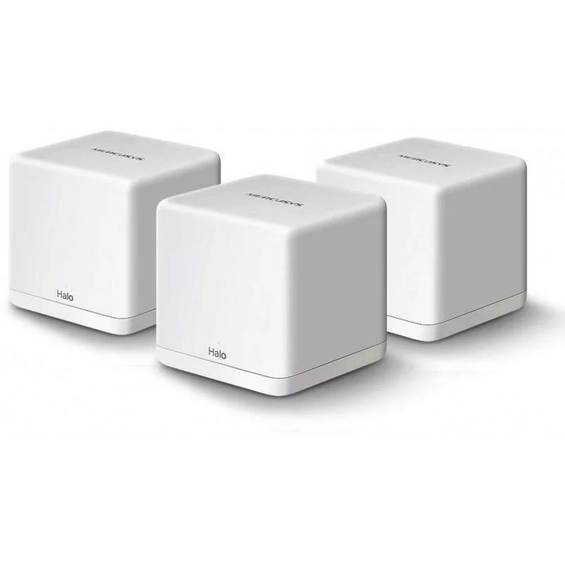 Mercusys Halo H30G(3-Pack) Halo Sistema Mesh Wi-Fi AC1300 Dual Band fino a 1.3 Gbps 2XPORTE Gigabit White