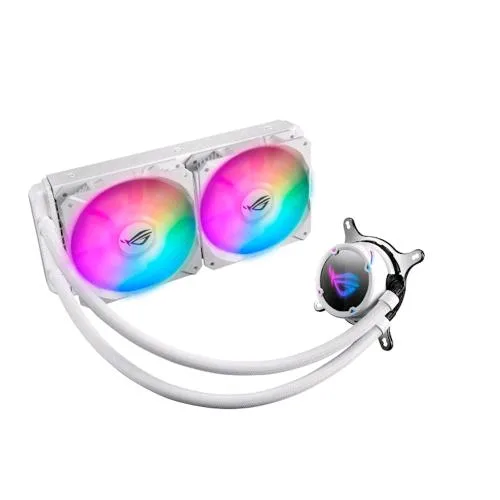 ASUS Rog Strix LC III 240 ARGB White Edition Dissipatore a Liquido Dual Fan Bianco