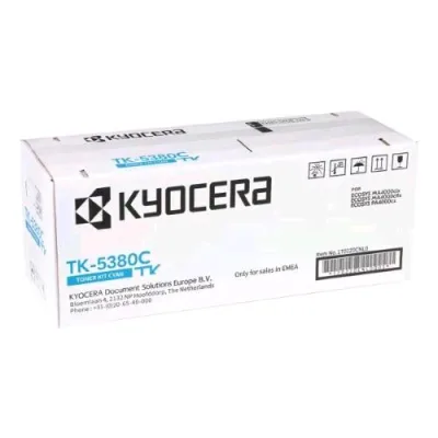 Kyocera TK-5380C Toner Ciano per Ecoys PA4000CX_ECOSYS MA4000CIX_CIFX 10.000 Pagine