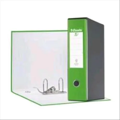 Esselte Eurofile G55 Registratrore Formato Protocollo 230X330X80 mm Col. Verde Vivida Conf 6 Pz.