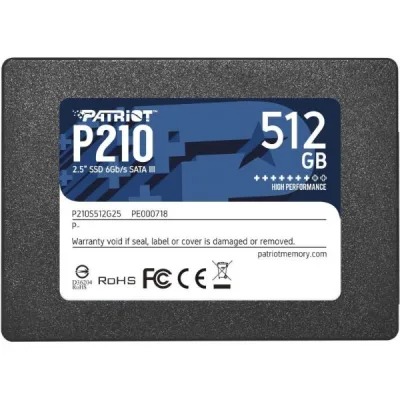 Patriot P210 SSD 512GB SATA III 2.5"