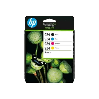 HP 924 Multipack Confezione da 4 Cartucce Ink Jet Nero Giallo Ciano Magenta