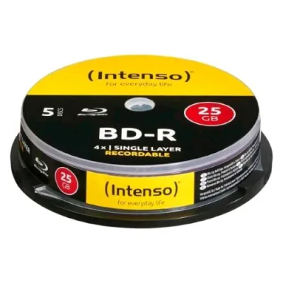 Intenso Blu Ray BD-R - 25 GB - 2X Campana 25 Pz.