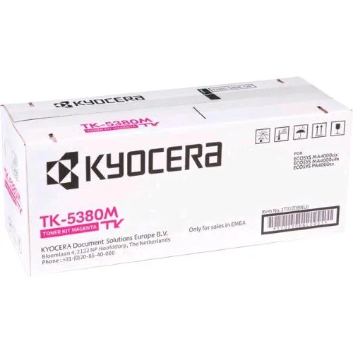 Kyocera TK-5380M Toner Magenta per Ecosys PA4000CX / Ecosys MA4000CIX_CIFX 10.000 Pagine