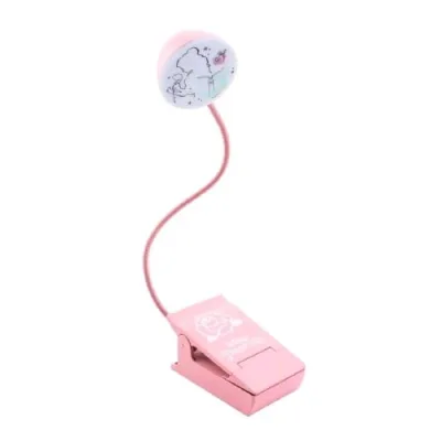 Paladone PP9278DP Lampada da Lettura Princess Disney la Bella e la Bestia per Leggere a Letto o Luce Portatile per Viaggi con Clip Rosa